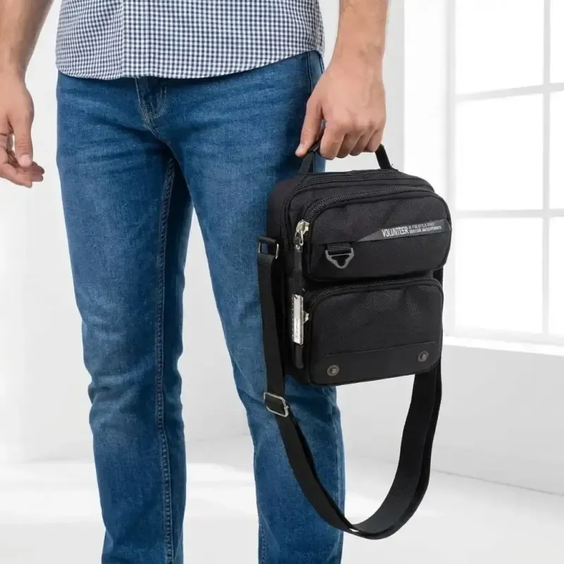 کیف مردانه پارچه ای اسپرت و روزمره بند دار (3)