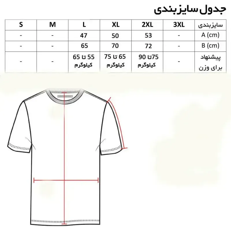 تیشرت آستین کوتاه مردانه مدل T-sa یقه گرد پنبه پلی استر ساده معمولی