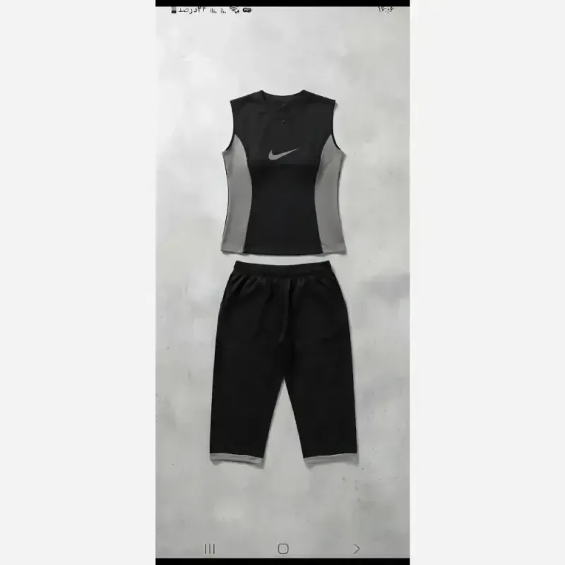 ست ورزشی زنانه تاپ و شلوارک فیلامنت سایز 38 تا 46