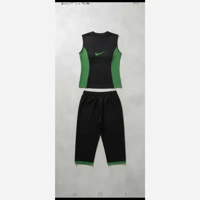 ست ورزشی زنانه تاپ و شلوارک فیلامنت سایز 38 تا 46