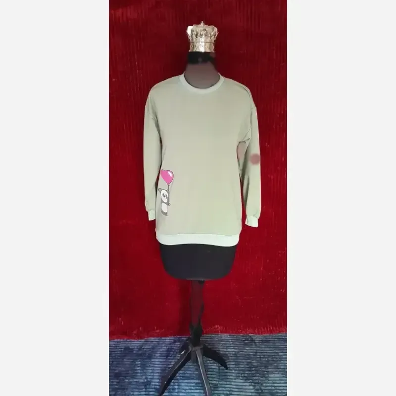 بلوز نخ پنبه زنانه طرح پاندا