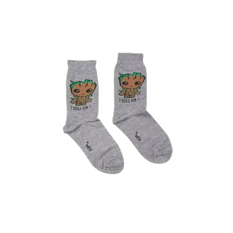 جوراب ساقدار نخی طرح درخت GROT فری سایز 36 تا 41