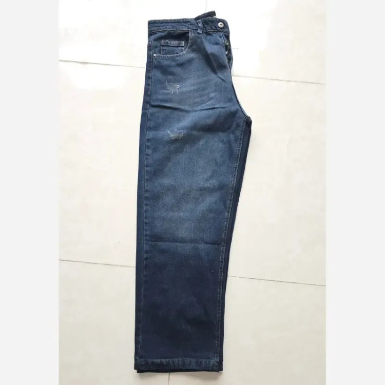 شلوار جین بگ مردانه رنگ شست کثیف سایز 42 تا 50