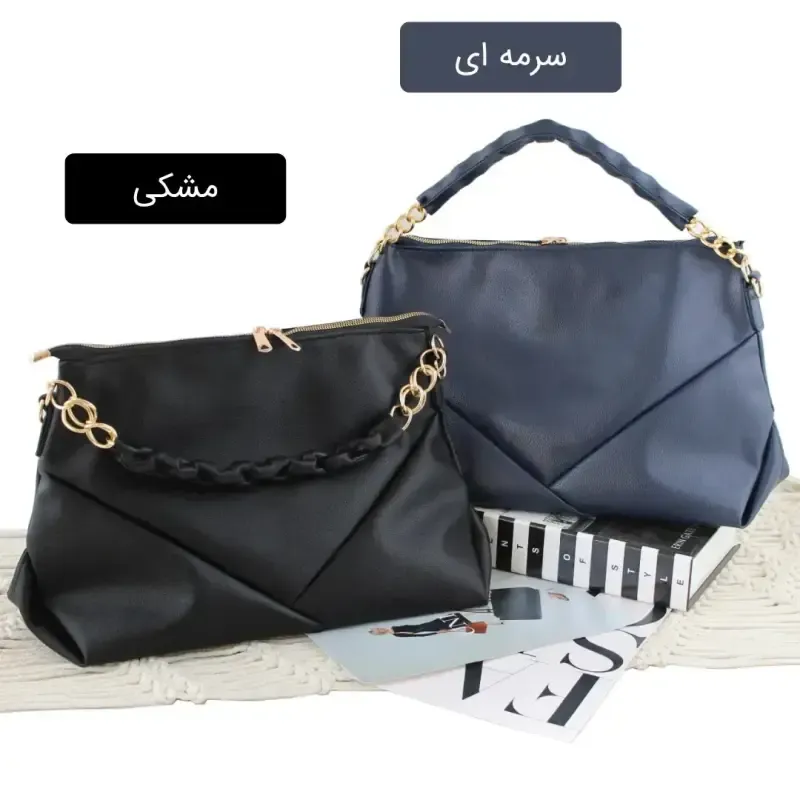 کیف زنانه چرم مصنوعی روزمره و رسمی بند بلند (2)