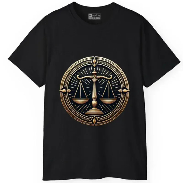 تیشرت آستین کوتاه مردانه مدل رشته حقوق وکالت جنس نخ و پلی استر (2)