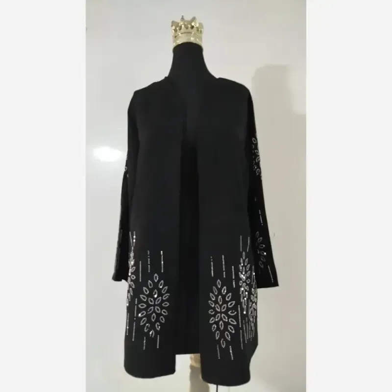 کت مجلسی زنانه مدل آرزو جنس شانتون اندوزی رنگ مشکی