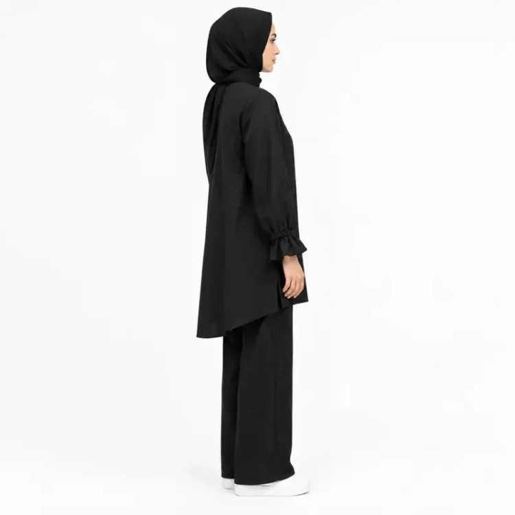 تونیک زنانه لینن مدل کوک دوزی