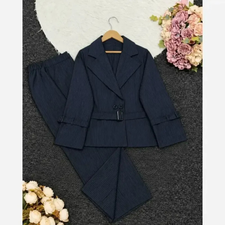 کت شلوار زنانه سوپر دیپلمات مدل سوگند سایز فری 38 تا 46